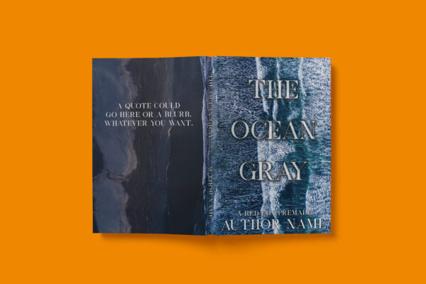 Premade Book Cover: The Ocean Gray