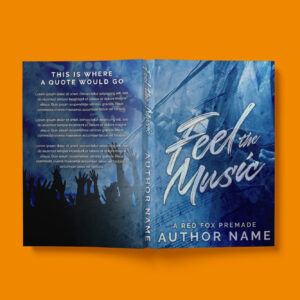 Premade Book Cover: Feel the Music