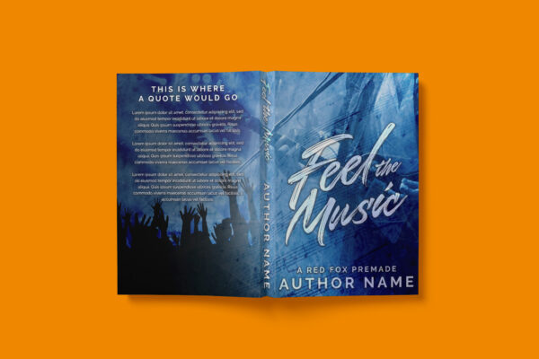 Premade Book Cover: Feel the Music